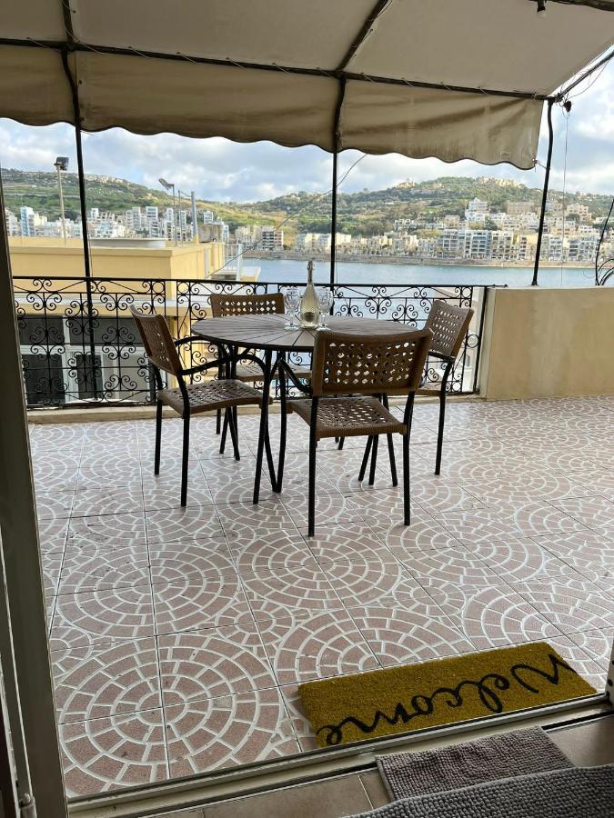 Groundfloor Apartment By The Sea, Fabulous Views San Pawl il-Baħar Eksteriør bilde